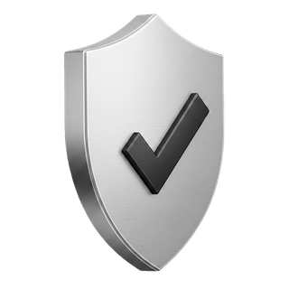 Tick icon rendered in 3D on the Pillar Meridode how it works page