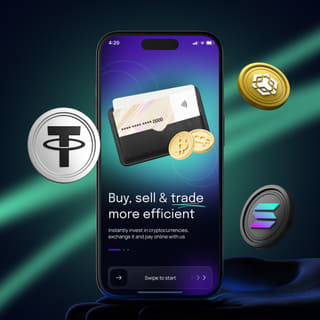 Pillar Meridode trading platform displayed on a mobile phone
